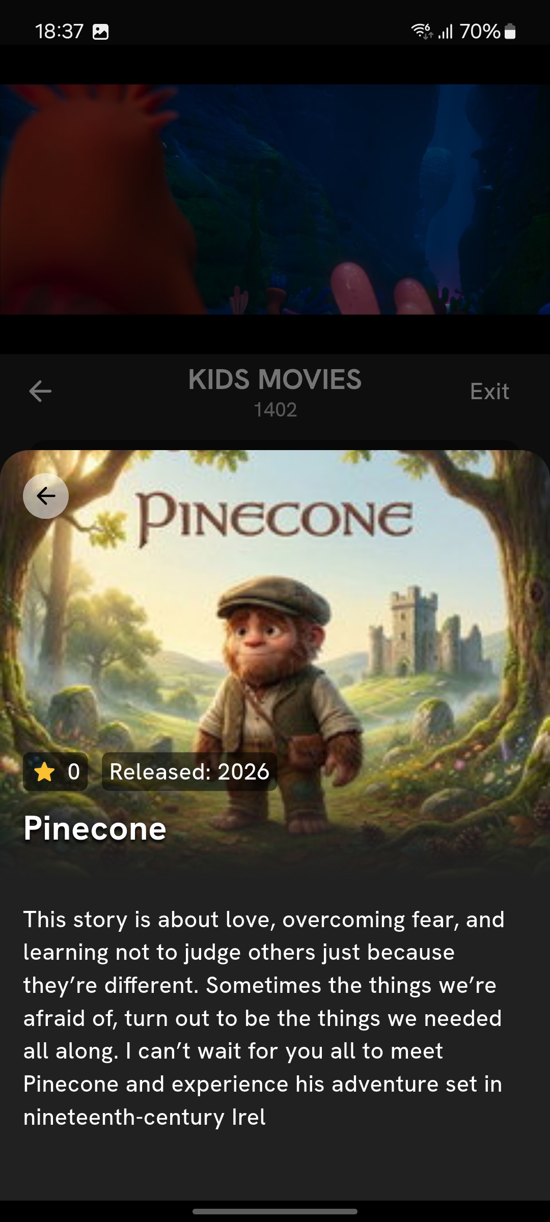 Pocket STB feature screenshot